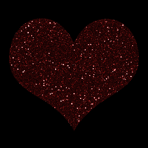 قلب احمر من الترتر الاحمر المضئ - صورة قلب احمر من الترتر الاحمر المضئ