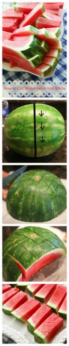 وصفات اكل الطريقة المثالية لتقطيع البطيخ - صور وصفات اكل الطريقة المثالية لتقطيع البطيخ