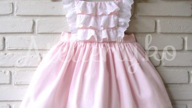 فستان سلوبيت للاطفال وردي اللون رائع وبسيط 390x220 - صور فستان سلوبيت للاطفال وردي اللون رائع وبسيط