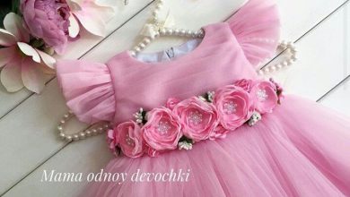 فستان نونو منفوش رائع الجمال وردي اللون مطرز بالورود 390x220 - صور فستان نونو منفوش رائع الجمال وردي اللون مطرز بالورود