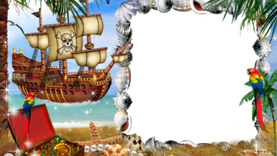للصور بحر القراصنة وجزيرة الكنز فريمات لصور الاطفال 390x220 - فريمات للصور بحر القراصنة وجزيرة الكنز فريمات لصور الاطفال