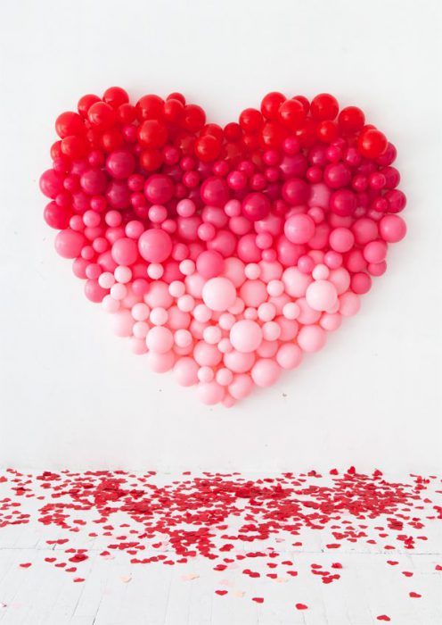 صورة اجمل شكل قلب من البالونات الرومانسية الجميلة - صورة اجمل شكل قلب من البالونات الرومانسية الجميلة