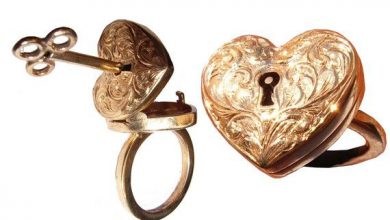 مجوهرات خاتم شكل قلب بمفتاح نادر جدا 390x220 - صور مجوهرات خاتم شكل قلب بمفتاح نادر جدا