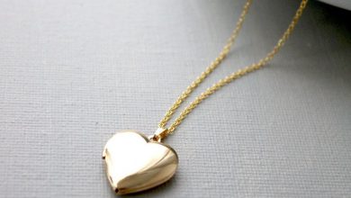 مجوهرات سلسلة بعليقة شكل قلب رقيقة جدا 390x220 - صور مجوهرات سلسلة بعليقة شكل قلب رقيقة جدا