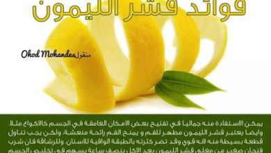 صور وصفات اكل فوائد قشر الليمون 390x220 - صور وصفات اكل فوائد قشر الليمون